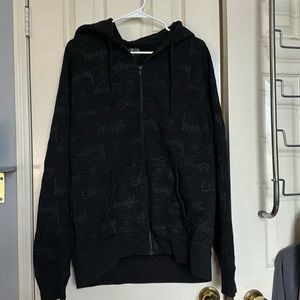 Stussy zip up hoodie